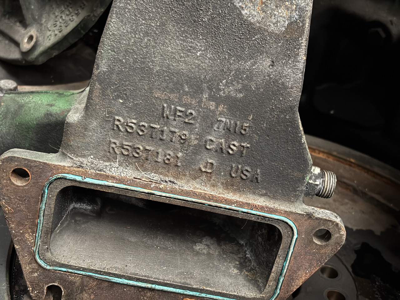 Volante de inercia para Maquinaria agrícola John Deere 7230 7280 8260 8310 9370 670 Silnik Blok Koło Zamachowe CZĘŚCI RE538143 R537181: foto 6 Volante de inercia para Maquinaria agrícola John Deere 7230 7280 8260 8310 9370 670 Silnik Blok Koło Zamachowe CZĘŚCI RE538143 R537181: foto 6