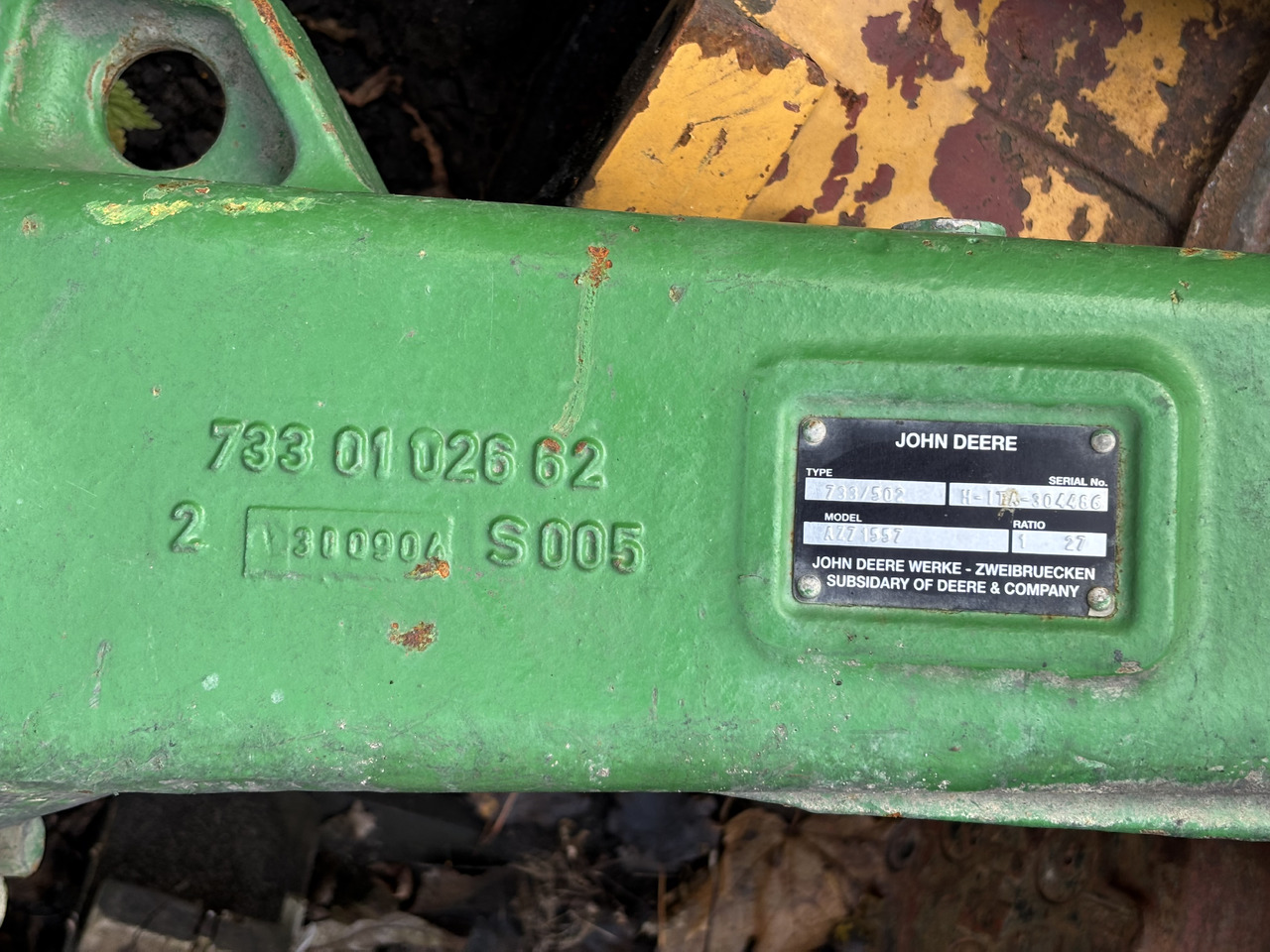 John Deere Dana 733/502 Obudowa Centralna Pochwa Kaseta 7330171502 7330171402 AZ71557 - Transmisión para Tractor: foto 2 John Deere Dana 733/502 Obudowa Centralna Pochwa Kaseta 7330171502 7330171402 AZ71557 - Transmisión para Tractor: foto 2