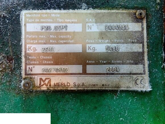 ŁADOWARKA TELESKOPOWA Merlo p26.6 spt - CZĘŚCI - Pompa Paliwa - Bomba de combustible para Maquinaria agrícola: foto 5 ŁADOWARKA TELESKOPOWA Merlo p26.6 spt - CZĘŚCI - Pompa Paliwa - Bomba de combustible para Maquinaria agrícola: foto 5