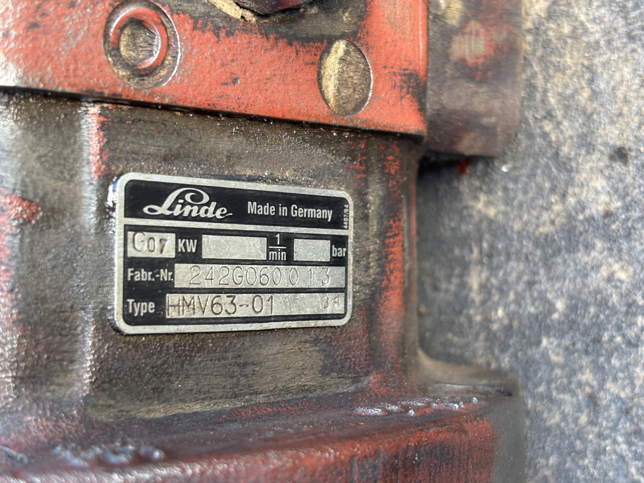 Linde HMV63-01 Pompa Hydrauliczna Tłokowa Silnik - Bomba hidráulica para Maquinaria agrícola: foto 5 Linde HMV63-01 Pompa Hydrauliczna Tłokowa Silnik - Bomba hidráulica para Maquinaria agrícola: foto 5