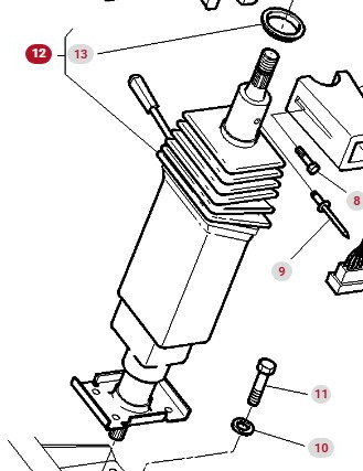 Massey Ferguson 8160 Kolumna Kierownicza CZĘŚCI 3713868M2 - Columna de dirección para Maquinaria agrícola: foto 2 Massey Ferguson 8160 Kolumna Kierownicza CZĘŚCI 3713868M2 - Columna de dirección para Maquinaria agrícola: foto 2