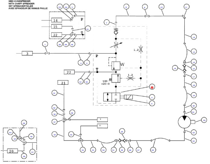 Massey Fergusson MF 30 32 - hydromotor pompa hydrauliczna D45120700 - Bomba hidráulica para Maquinaria agrícola: foto 1 Massey Fergusson MF 30 32 - hydromotor pompa hydrauliczna D45120700 - Bomba hidráulica para Maquinaria agrícola: foto 1