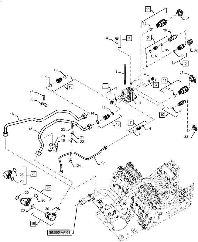 New Holland T6090 Szybkozłącze damskie assembly, 3/4'' 298291A1 - Hidráulica para Tractor: foto 1 New Holland T6090 Szybkozłącze damskie assembly, 3/4'' 298291A1 - Hidráulica para Tractor: foto 1