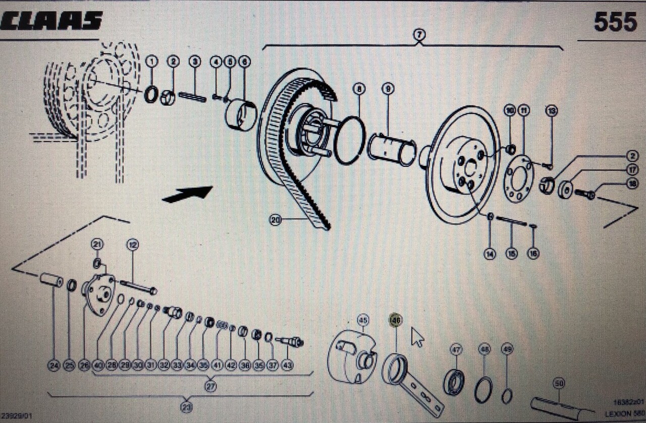 CLAAS 00 0744 814 1/Claas wspornik/Claas Lexion 580 670 770-760 670-640 750-740 - Piezas de recambio para Cosechadora de granos: foto 1 CLAAS 00 0744 814 1/Claas wspornik/Claas Lexion 580 670 770-760 670-640 750-740 - Piezas de recambio para Cosechadora de granos: foto 1