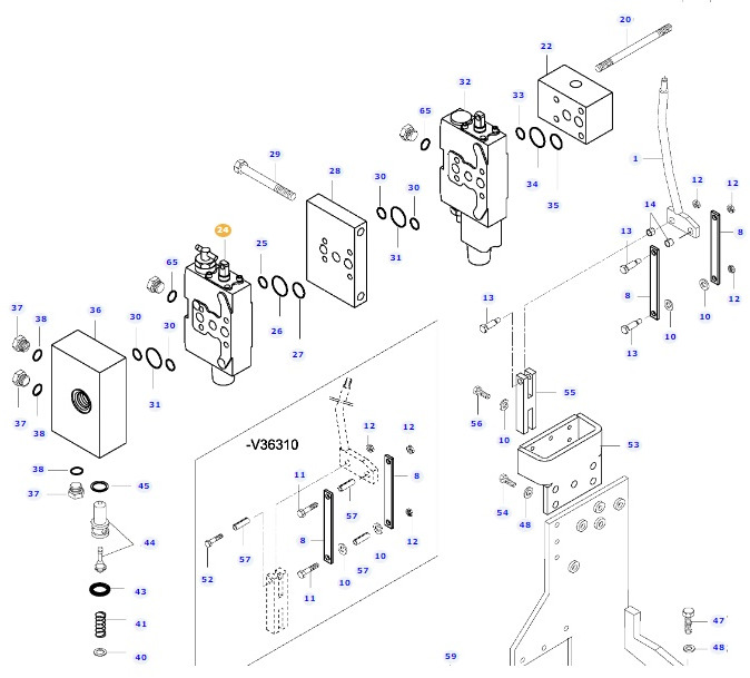 Valtra N141 - zawór blok hydrauliki V32536500 - Hidráulica para Maquinaria agrícola: foto 1 Valtra N141 - zawór blok hydrauliki V32536500 - Hidráulica para Maquinaria agrícola: foto 1