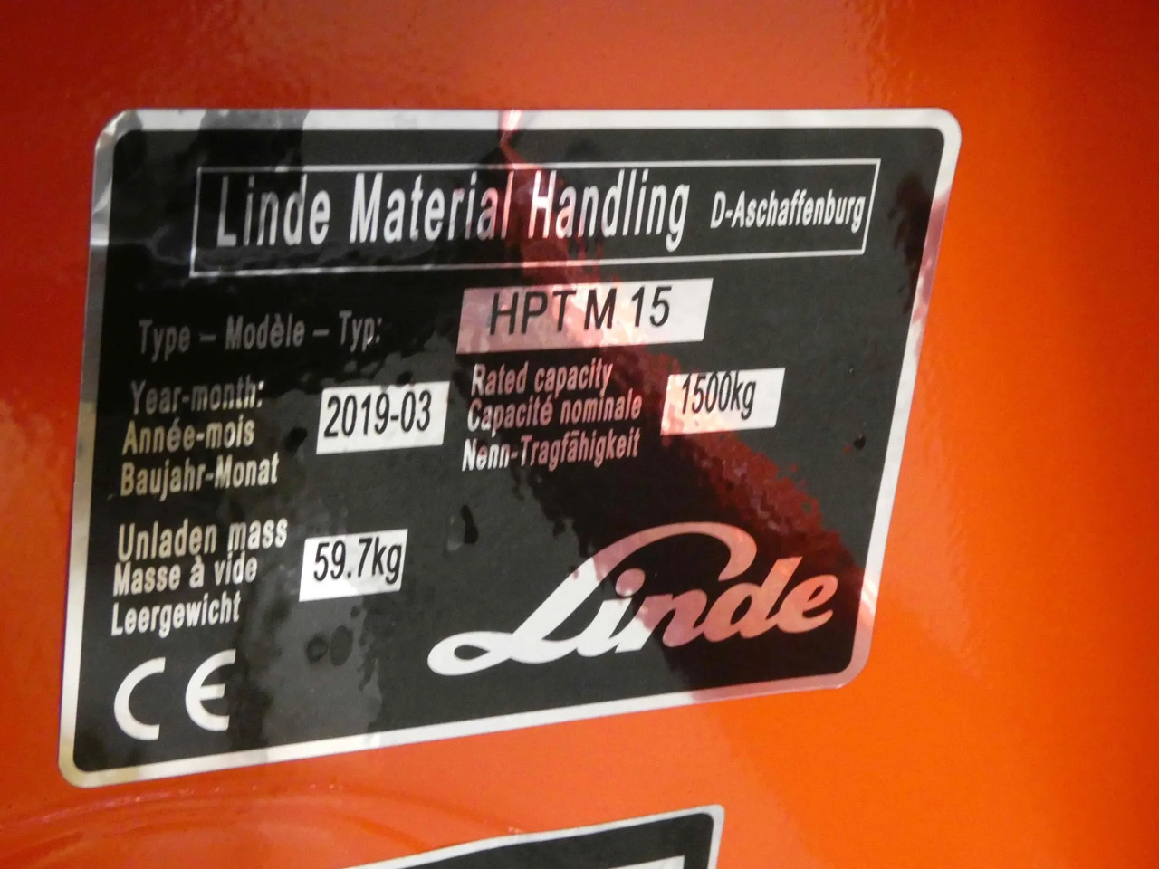 Linde 2x HPTM15/565mm - Transpaleta: foto 4 Linde 2x HPTM15/565mm - Transpaleta: foto 4