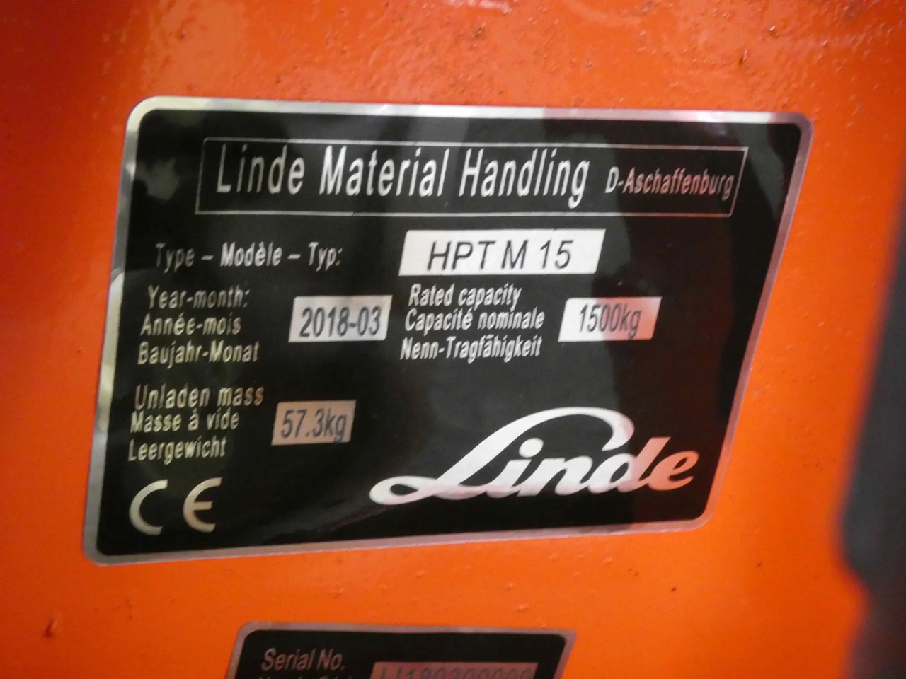 Linde 4x HPTM15Low/350mm - Transpaleta: foto 4 Linde 4x HPTM15Low/350mm - Transpaleta: foto 4