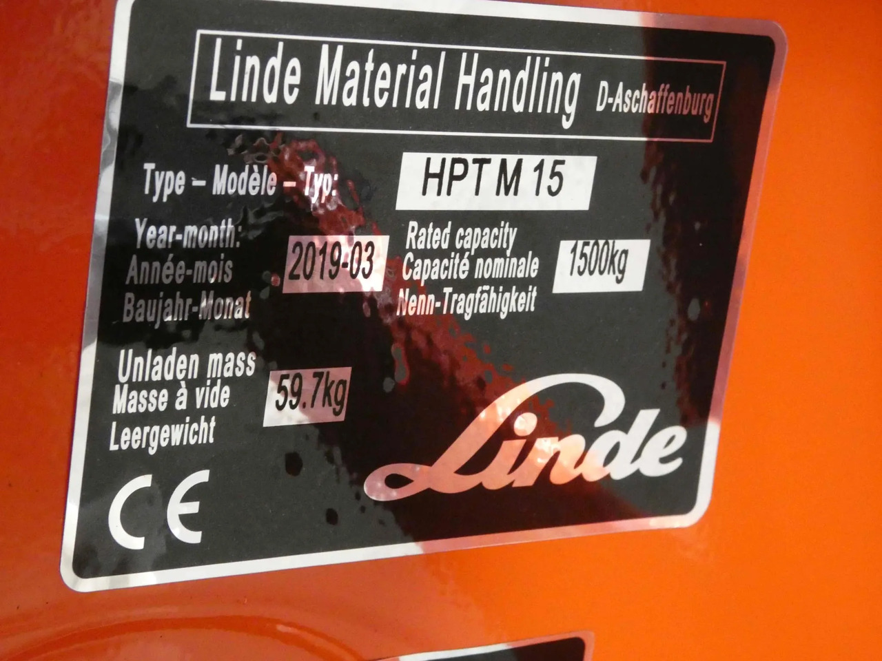 Linde 8x HPTM15/565mm - Transpaleta: foto 4 Linde 8x HPTM15/565mm - Transpaleta: foto 4