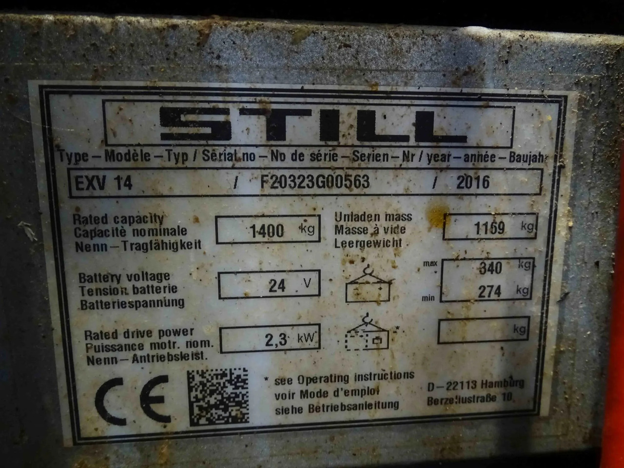 STILL EXV14 - Apilador: foto 5 STILL EXV14 - Apilador: foto 5