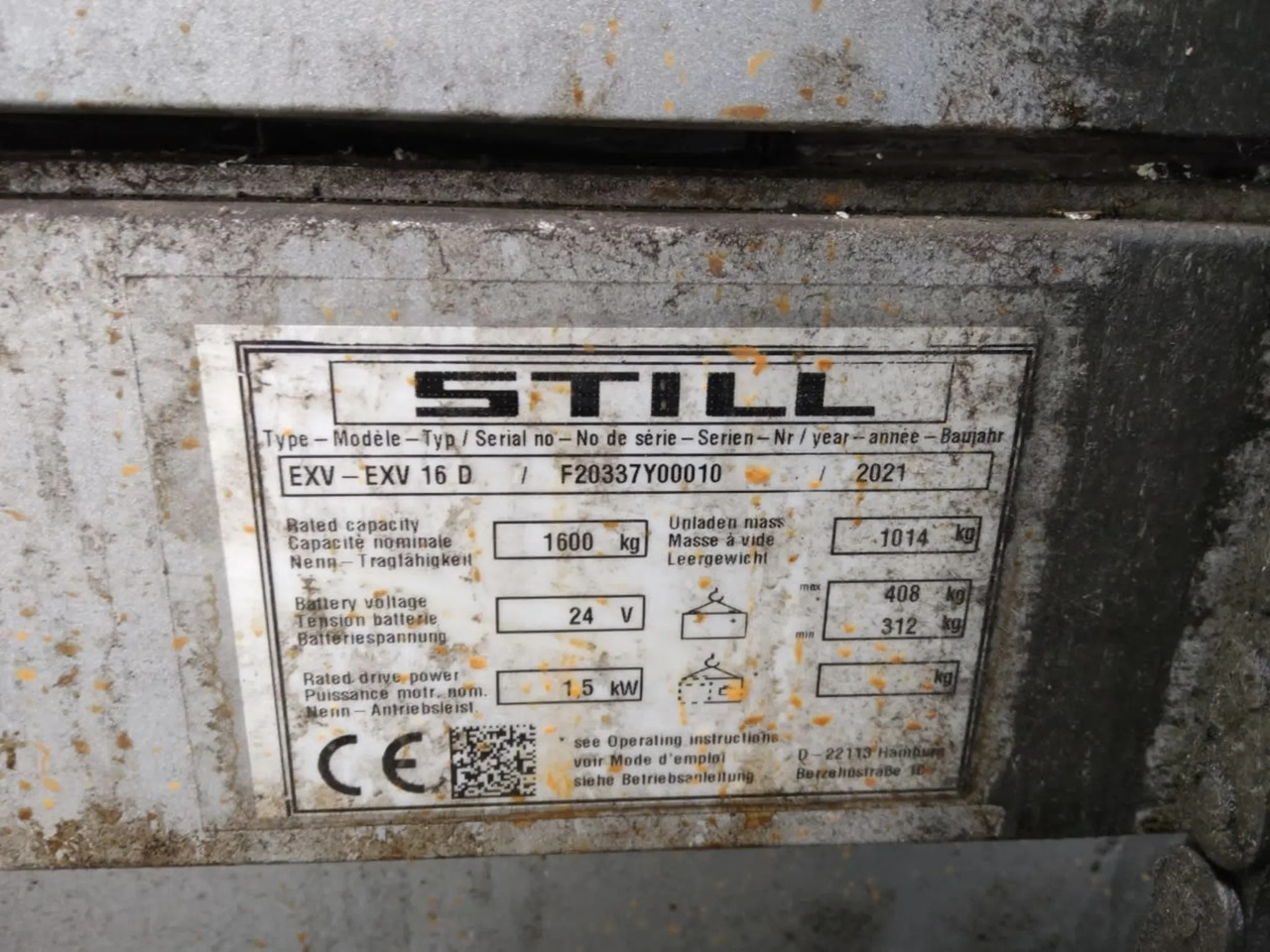 STILL EXV16D/LiIon - Apilador: foto 5 STILL EXV16D/LiIon - Apilador: foto 5