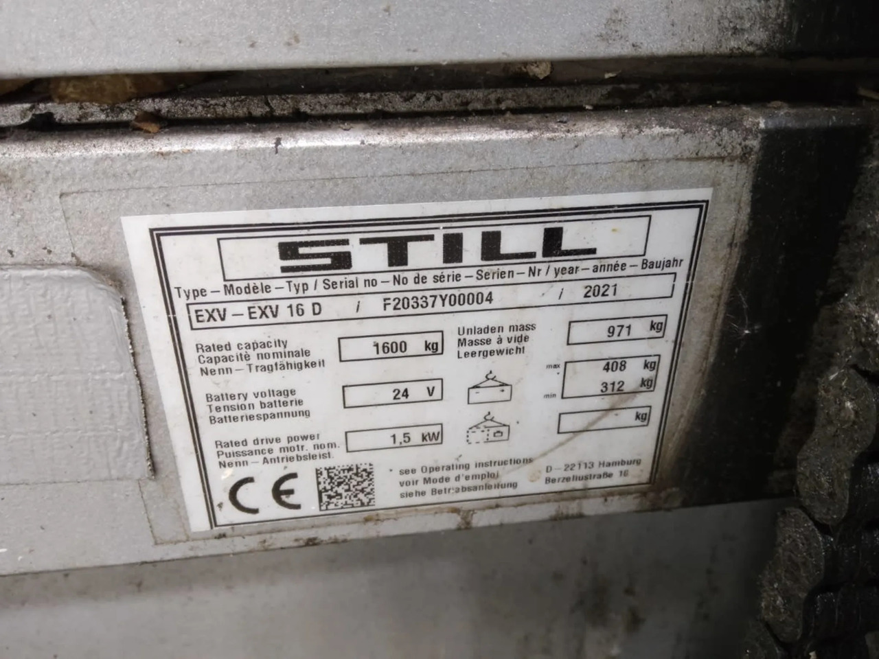 STILL EXV16D/LiIon - Apilador: foto 5 STILL EXV16D/LiIon - Apilador: foto 5