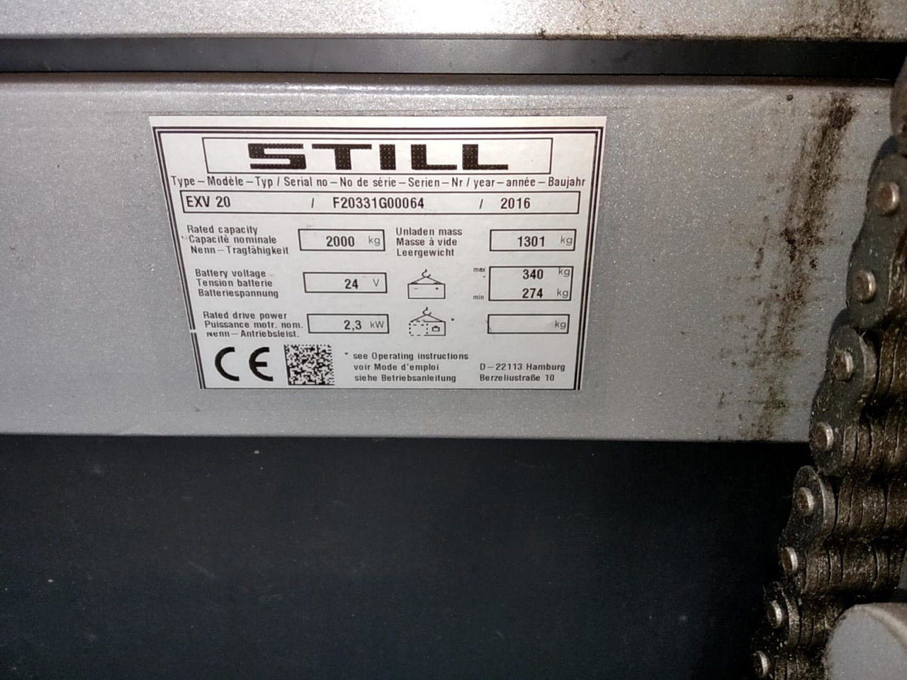 STILL EXV20 - Apilador: foto 5 STILL EXV20 - Apilador: foto 5