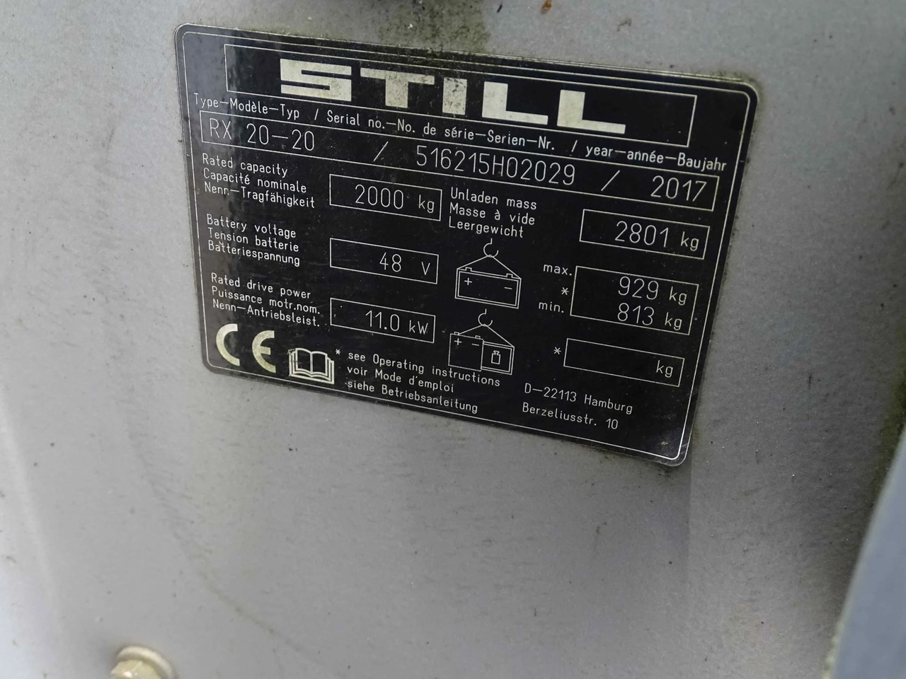 STILL RX20-20 - Carretilla elevadora eléctrica: foto 5 STILL RX20-20 - Carretilla elevadora eléctrica: foto 5