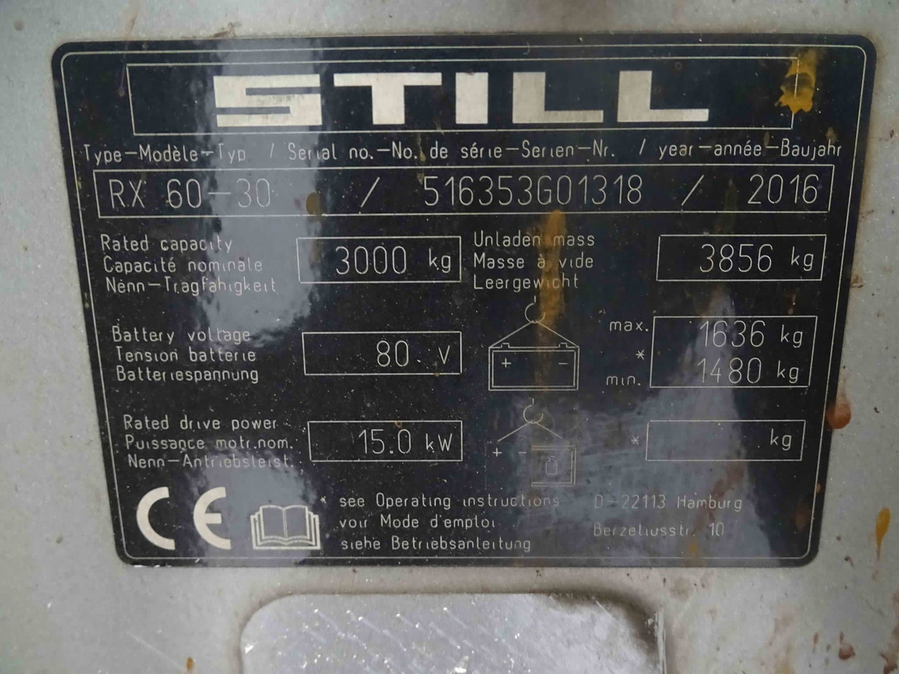 STILL RX60-30 - Carretilla elevadora eléctrica: foto 2 STILL RX60-30 - Carretilla elevadora eléctrica: foto 2