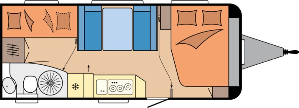 Hobby De Luxe 545 KMF 2025 2000kg., - Caravana: foto 2 Hobby De Luxe 545 KMF 2025 2000kg., - Caravana: foto 2