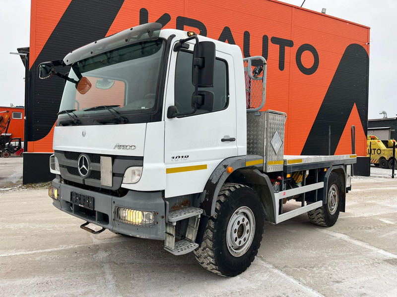 Mercedes-Benz Atego 1018 4x4 ONLY 18844 km ! / FULL STEEL / DRUM BRAKES / PLATFORM L=3500 mm - Camión caja abierta: foto 2 Mercedes-Benz Atego 1018 4x4 ONLY 18844 km ! / FULL STEEL / DRUM BRAKES / PLATFORM L=3500 mm - Camión caja abierta: foto 2
