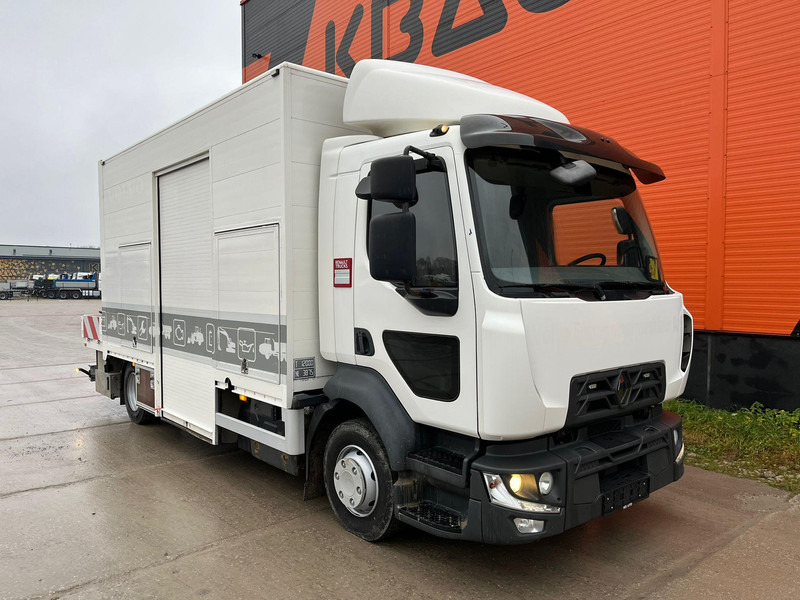 Renault D12 4x2 WORKSHOP ON WHEELS / FASSI M30A.13 / BOX L=4459 mm - Camión caja cerrada: foto 3 Renault D12 4x2 WORKSHOP ON WHEELS / FASSI M30A.13 / BOX L=4459 mm - Camión caja cerrada: foto 3