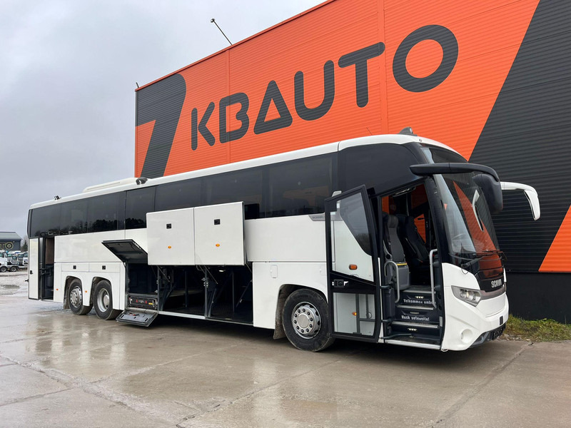 Autocar Scania K 450 6x2*4 Interlink 55 SEATS / AC / AUXILIARY HEATING / WHEELCHAIR LIFT / WC: foto 8