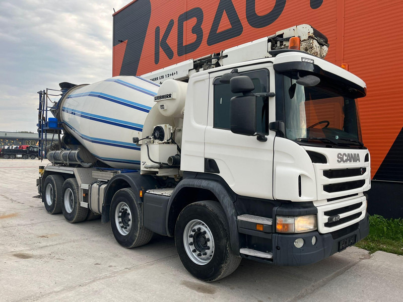Scania P 410 8x4 LIEBHERR 9 m3 + CONVEYOR / FULL STEEL - Camión hormigonera: foto 3 Scania P 410 8x4 LIEBHERR 9 m3 + CONVEYOR / FULL STEEL - Camión hormigonera: foto 3