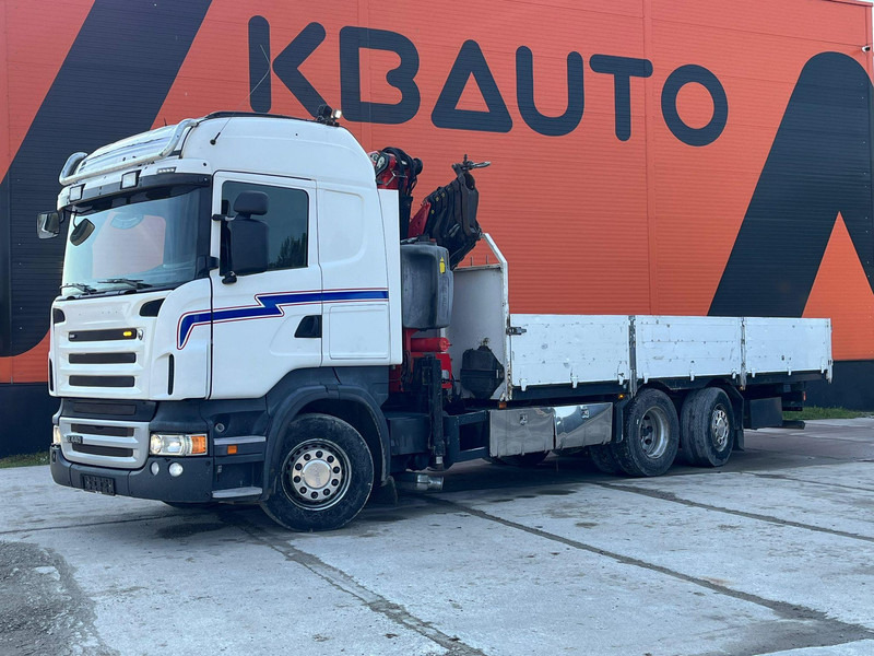 Scania R 440 6x2*4 FASSI F260XP / PLATFORM L=6760 mm - Camión caja abierta, Camión grúa: foto 2 Scania R 440 6x2*4 FASSI F260XP / PLATFORM L=6760 mm - Camión caja abierta, Camión grúa: foto 2