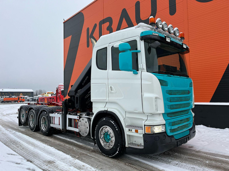 Scania R 480 8x4*4 HIAB 244EP-5 / HIAB XR 20 ton L=5100 mm - Camión multibasculante, Camión grúa: foto 4 Scania R 480 8x4*4 HIAB 244EP-5 / HIAB XR 20 ton L=5100 mm - Camión multibasculante, Camión grúa: foto 4