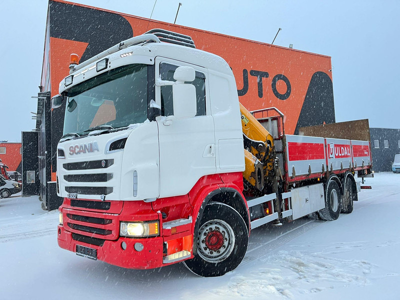 Scania R 500 6x2*4 EFFER 255/6S / PLATFORM L=6620 mm - Camión caja abierta, Camión grúa: foto 2 Scania R 500 6x2*4 EFFER 255/6S / PLATFORM L=6620 mm - Camión caja abierta, Camión grúa: foto 2