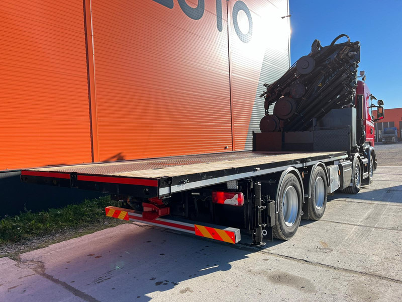 Scania R 520 8x4 COMBI / HIAB 1058E-8 + JIB / PLATFORM L=6269 mm - Camión caja abierta, Camión grúa: foto 5 Scania R 520 8x4 COMBI / HIAB 1058E-8 + JIB / PLATFORM L=6269 mm - Camión caja abierta, Camión grúa: foto 5