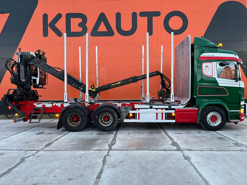 Scania R 580 6x4 LOGLIFT F96S79 / RETARDER - Camión forestal, Camión grúa: foto 4 Scania R 580 6x4 LOGLIFT F96S79 / RETARDER - Camión forestal, Camión grúa: foto 4