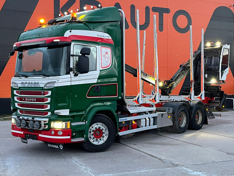 Scania R 580 6x4 LOGLIFT F96S79 / RETARDER - Camión forestal, Camión grúa: foto 2 Scania R 580 6x4 LOGLIFT F96S79 / RETARDER - Camión forestal, Camión grúa: foto 2