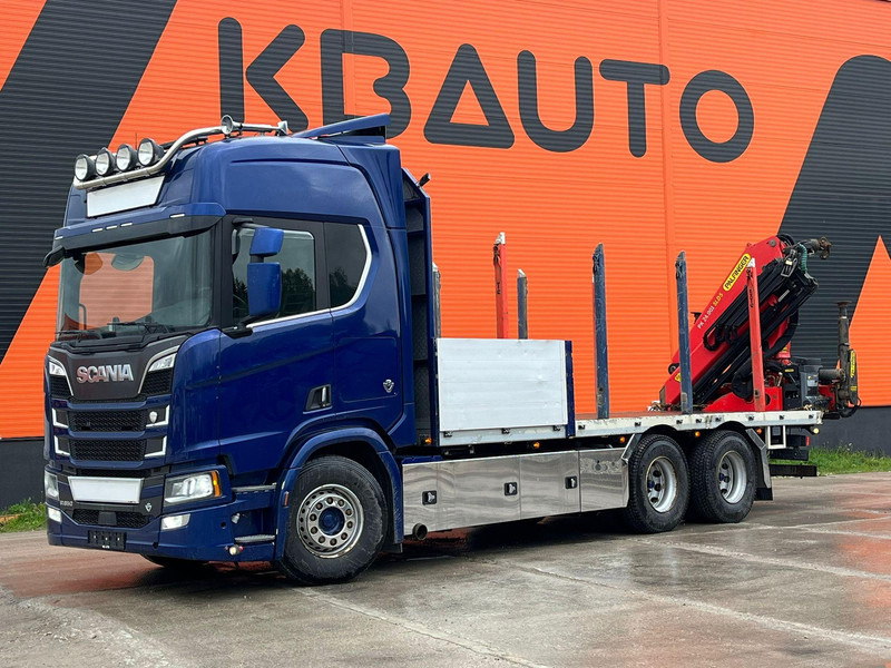 Scania R 650 6x4 PK24001 / PLATFORM L=6800 mm - Camión caja abierta, Camión grúa: foto 2 Scania R 650 6x4 PK24001 / PLATFORM L=6800 mm - Camión caja abierta, Camión grúa: foto 2