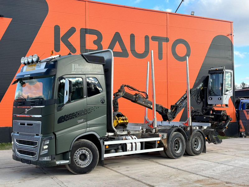 Volvo FH 16 650 6x4 Kesla 2110 / CHASSIS L=7223 mm - Camión forestal, Camión grúa: foto 1 Volvo FH 16 650 6x4 Kesla 2110 / CHASSIS L=7223 mm - Camión forestal, Camión grúa: foto 1