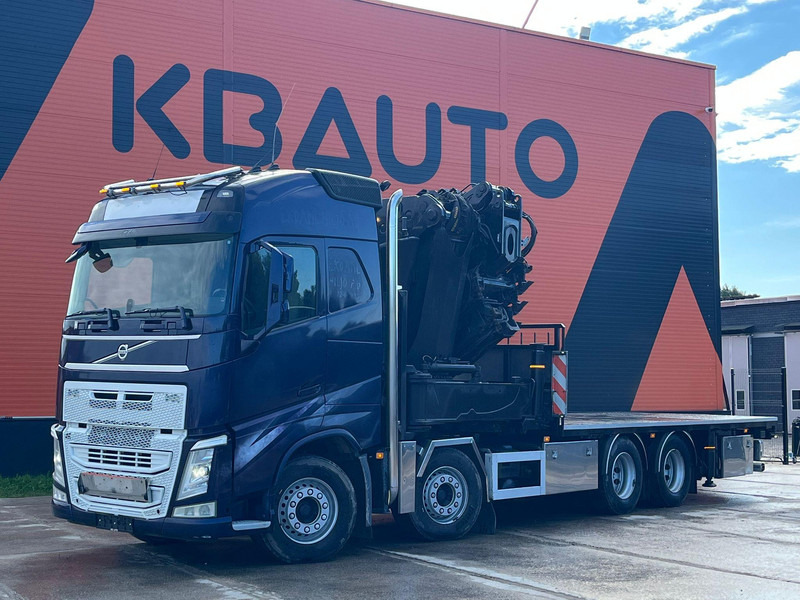 Volvo FH 500 8x4 EFFER 1405 6s + JIB + WINCH / PLATFORM EXTENDABLE L=6206 - 8226mm - Camión caja abierta, Camión grúa: foto 2 Volvo FH 500 8x4 EFFER 1405 6s + JIB + WINCH / PLATFORM EXTENDABLE L=6206 - 8226mm - Camión caja abierta, Camión grúa: foto 2