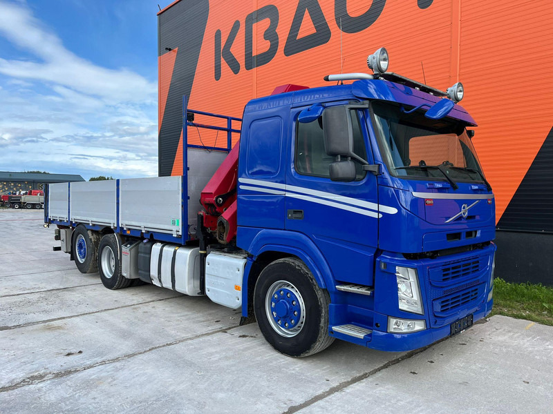 Volvo FM 450 6x4*4 HYDRODRIVE HMF 1820-K5 / 1267 PTO HOURS / PLATFORM L=6240-7240 mm EXTENDABLE - Camión caja abierta, Camión grúa: foto 4 Volvo FM 450 6x4*4 HYDRODRIVE HMF 1820-K5 / 1267 PTO HOURS / PLATFORM L=6240-7240 mm EXTENDABLE - Camión caja abierta, Camión grúa: foto 4