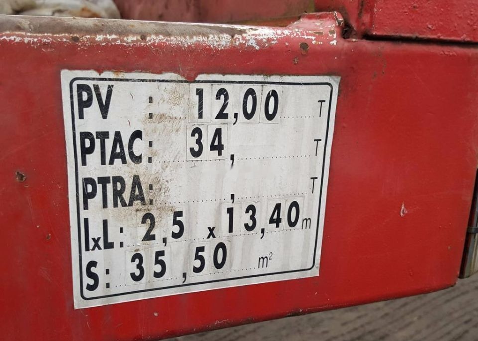 ACTM 28 M ROZSUWANA 3 OSIE SKRĘTNE ORYGINAŁ - Semirremolque plataforma/ Caja abierta: foto 4 ACTM 28 M ROZSUWANA 3 OSIE SKRĘTNE ORYGINAŁ - Semirremolque plataforma/ Caja abierta: foto 4