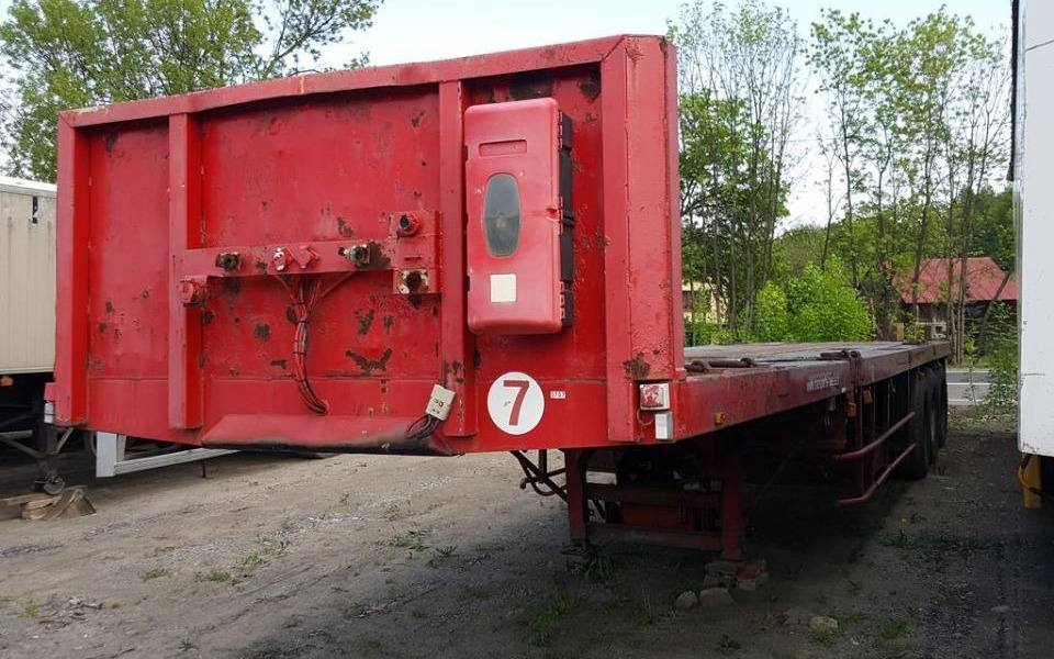 ACTM 28 M ROZSUWANA 3 OSIE SKRĘTNE ORYGINAŁ - Semirremolque plataforma/ Caja abierta: foto 2 ACTM 28 M ROZSUWANA 3 OSIE SKRĘTNE ORYGINAŁ - Semirremolque plataforma/ Caja abierta: foto 2