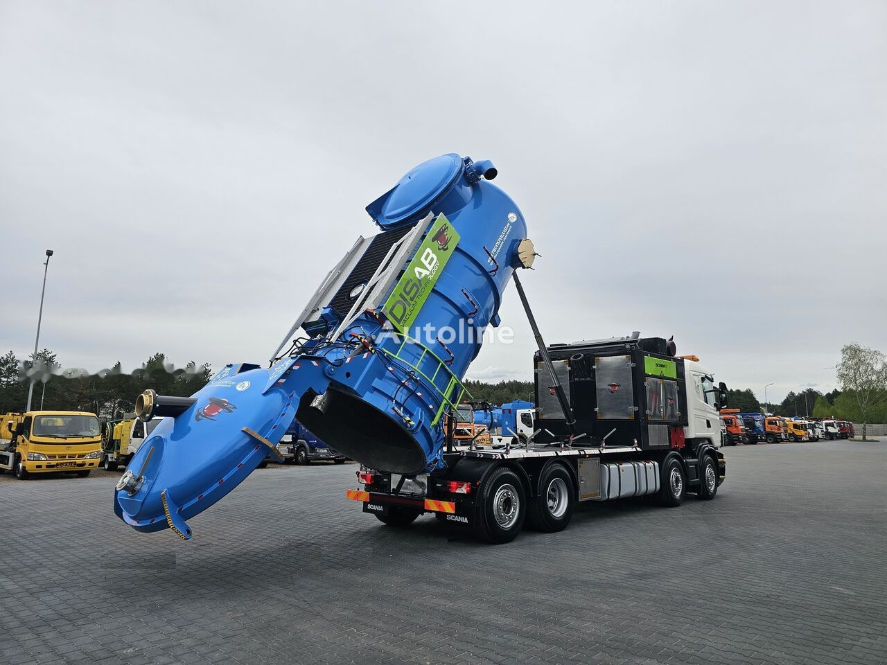 Limpieza de alcantarillado Scania Disab Centurion P210/8 Vacuum suction loader: foto 1
