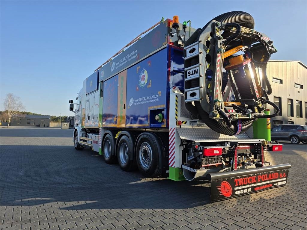 Scania V8 R580 MTS DINO 5 TRIPLE 54000V Saugbagger cleane - Limpieza de alcantarillado: foto 5 Scania V8 R580 MTS DINO 5 TRIPLE 54000V Saugbagger cleane - Limpieza de alcantarillado: foto 5
