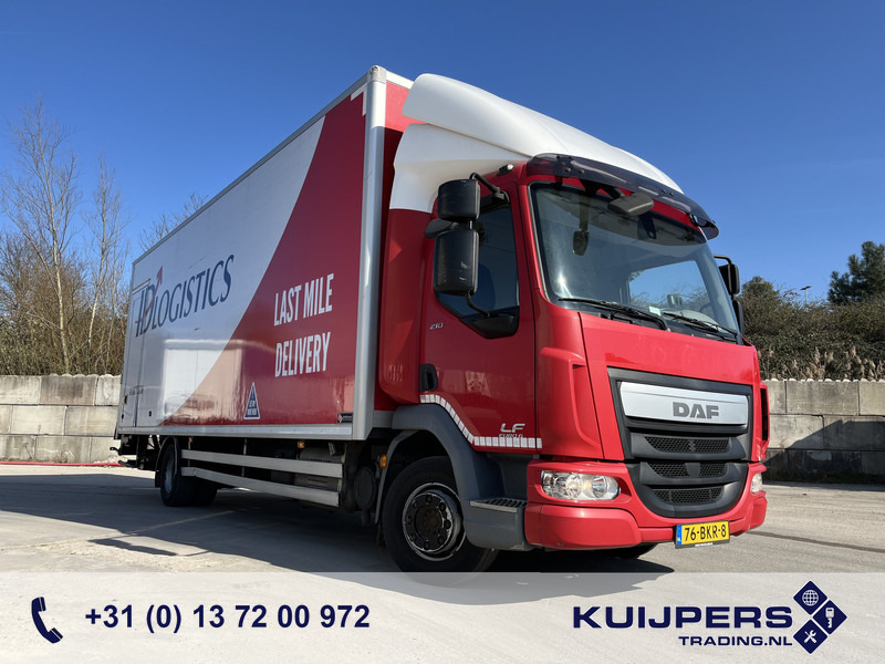 DAF LF 210 FA / 12 Ton / 354 dkm / Box / Laadklep / NL Truck - Camión caja cerrada: foto 1 DAF LF 210 FA / 12 Ton / 354 dkm / Box / Laadklep / NL Truck - Camión caja cerrada: foto 1