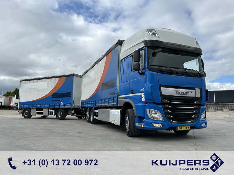 DAF XF 440 FAN SSC + Aschersleben Kaross DSA 18 / Loadlift 4000 kg / Curtainside Combi - Camión lona: foto 1 DAF XF 440 FAN SSC + Aschersleben Kaross DSA 18 / Loadlift 4000 kg / Curtainside Combi - Camión lona: foto 1