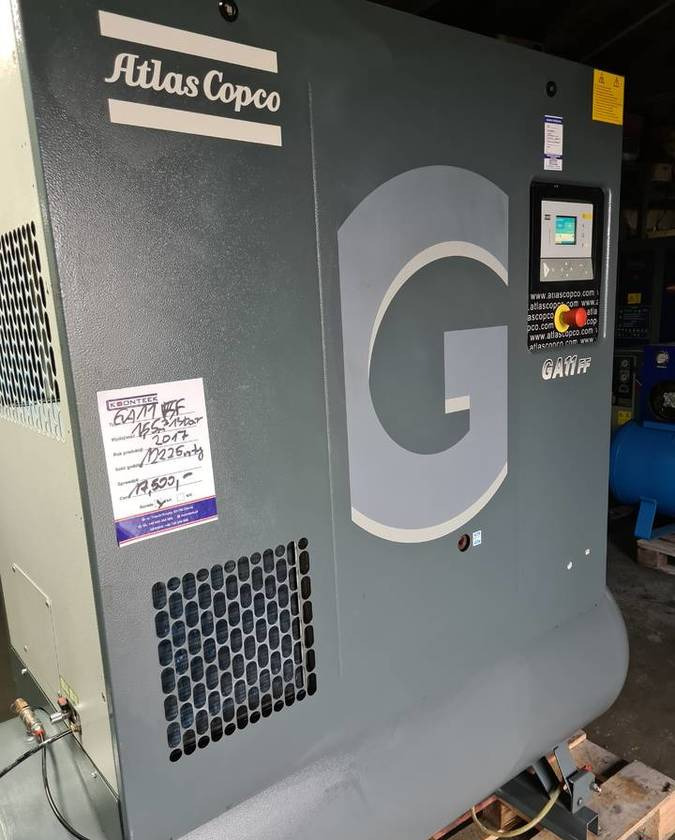 Kompresor śrubowy Atlas Copco GA 11 FF - Compresor de aire: foto 1 Kompresor śrubowy Atlas Copco GA 11 FF - Compresor de aire: foto 1