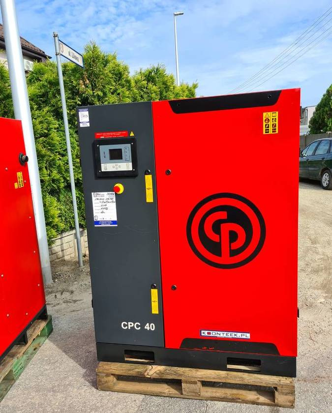 Kompresor śrubowy Chicago Pneumatic CPC 40 30 kw, Atlas Copco - Compresor de aire: foto 1 Kompresor śrubowy Chicago Pneumatic CPC 40 30 kw, Atlas Copco - Compresor de aire: foto 1