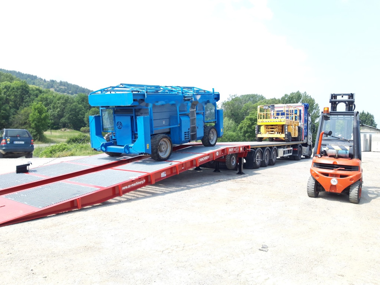 Rampa de carga nuevo AZ RAMP KING VERSION, BIG FOOT LLO 25T mobile loading ramp: foto 11 Rampa de carga nuevo AZ RAMP KING VERSION, BIG FOOT LLO 25T mobile loading ramp: foto 11