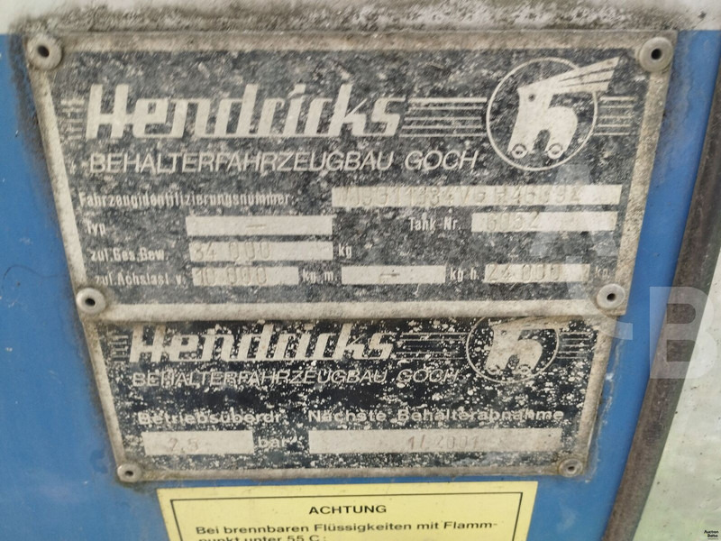 Semirremolque cisterna Hendricks Goch: foto 17