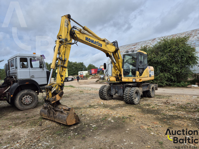 Komatsu PW160-7 - Excavadora de ruedas: foto 1 Komatsu PW160-7 - Excavadora de ruedas: foto 1