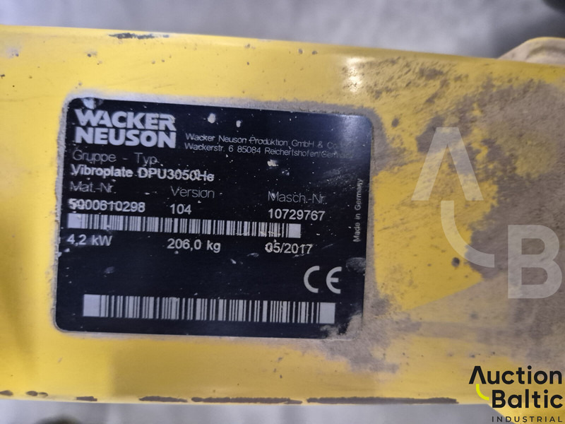 WACKER NEUSON DPU3050H - Plancha reversible: foto 5 WACKER NEUSON DPU3050H - Plancha reversible: foto 5