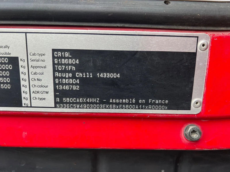 Camión forestal Scania R580 6x4 full steel*3pedal opticruise*R580 V8*: foto 18