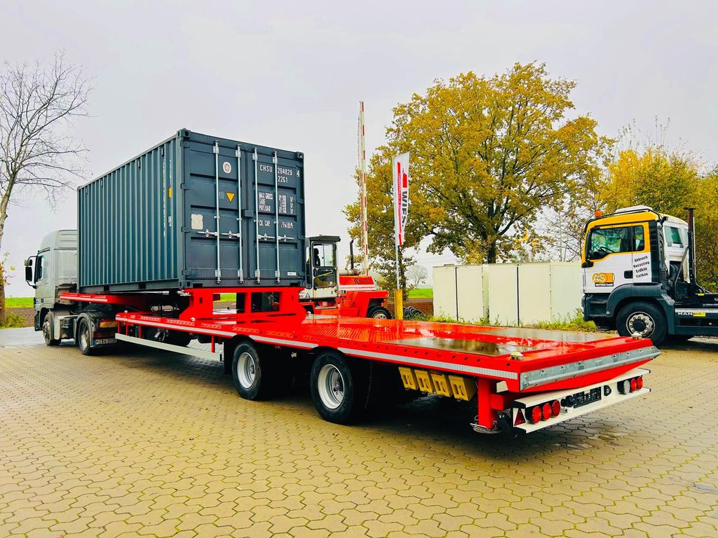 2-Achs Stufensattel Tele Zwangslenkung Kran - Semirremolque plataforma/ Caja abierta: foto 4 2-Achs Stufensattel Tele Zwangslenkung Kran - Semirremolque plataforma/ Caja abierta: foto 4