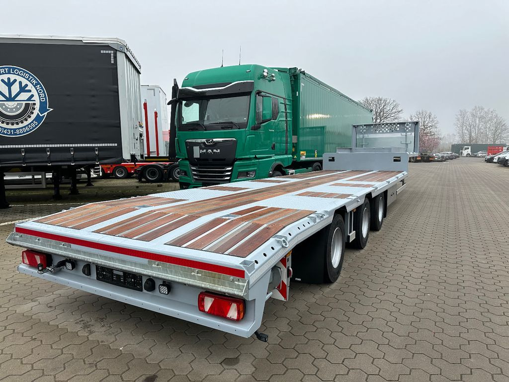 3-Achser Tieflader Zwangslenkung Betonteile - Semirremolque góndola rebajadas: foto 4 3-Achser Tieflader Zwangslenkung Betonteile - Semirremolque góndola rebajadas: foto 4