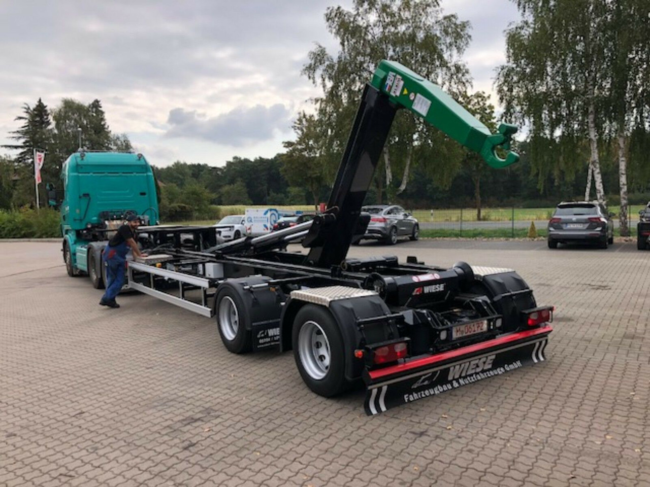 Auflieger Abrollkipper Hakenlift Hooklift - Semirremolque portacontenedore/ Intercambiable: foto 4 Auflieger Abrollkipper Hakenlift Hooklift - Semirremolque portacontenedore/ Intercambiable: foto 4