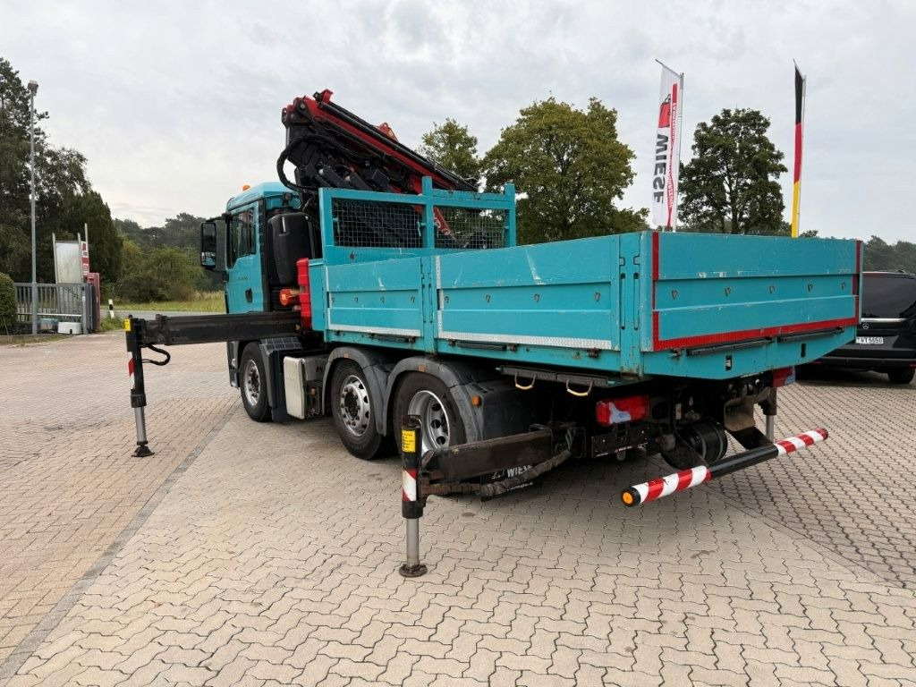 MAN TGS 26.400 6x2 Pritsche mit Fassi F450 Frontkran - Camión, Camión grúa: foto 2 MAN TGS 26.400 6x2 Pritsche mit Fassi F450 Frontkran - Camión, Camión grúa: foto 2